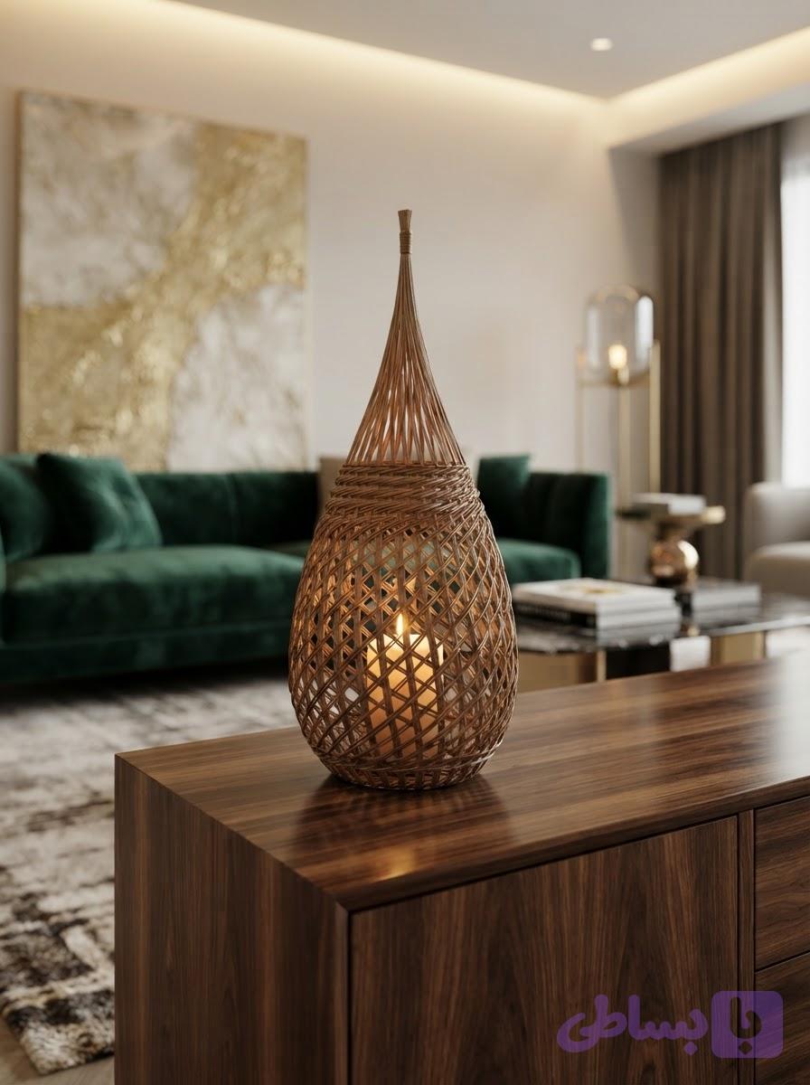 جای شمعی کنار سالنی
