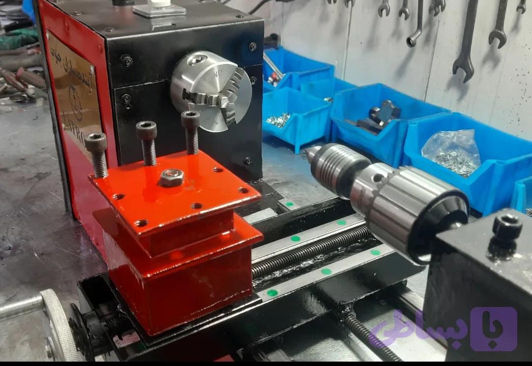 دستگاه مینی تراش رومیزی CNC طول کارگیر ۴۰۰ میلی متر. ارسال رایگان