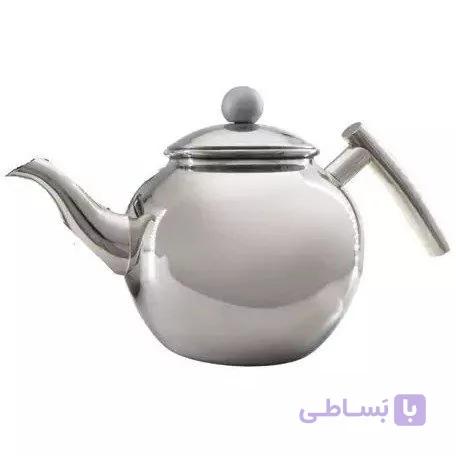 قوری نزاز NEZAZ خمره ای استیل 1.5 لیتر دسته کروم کد 1060