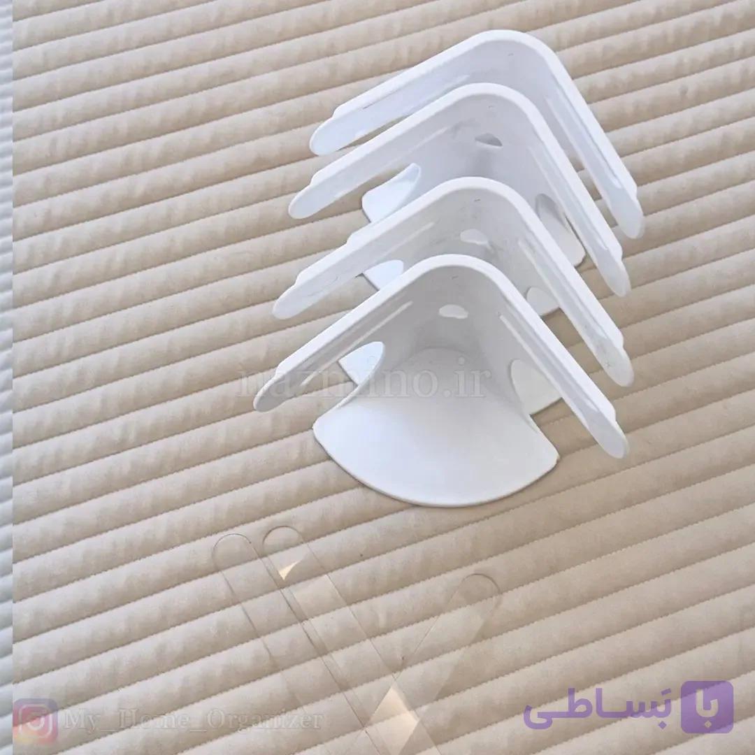 هولدر روتختی و نگهدارنده ملحفه بسته ۴ عددی — تصویر 1