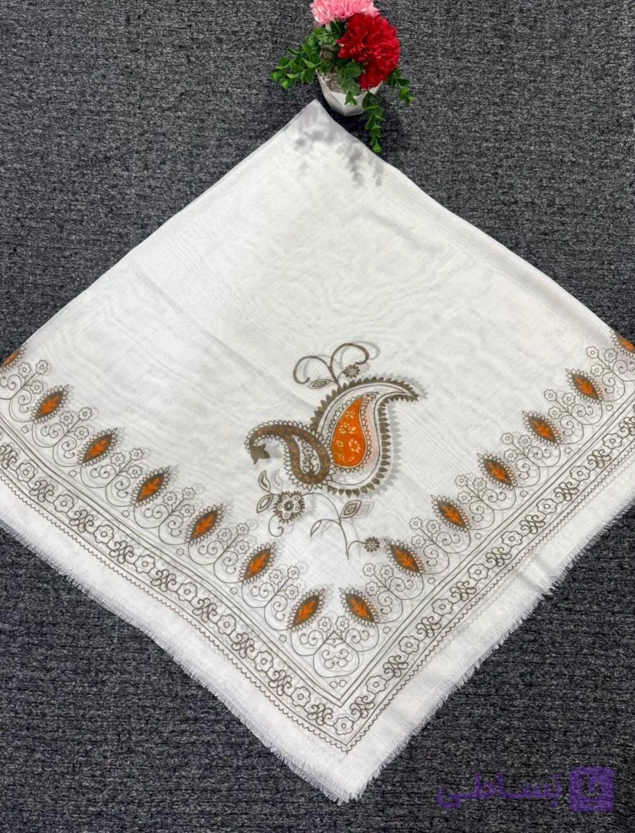 روسری نخ ابریشم جنس درجه یک