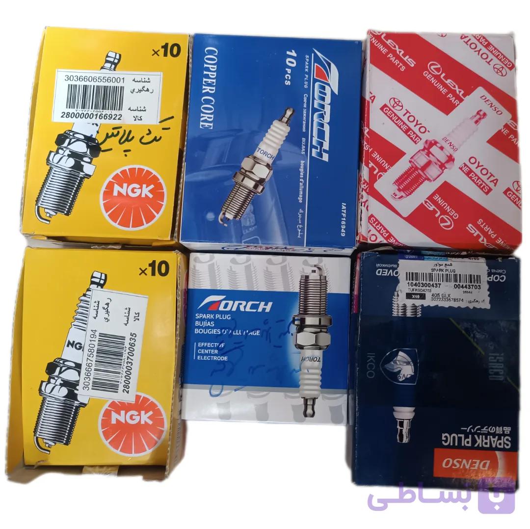 شمع طرح ژاپن G-POWER NGK 4عددی پایه بلند و کوتاه/ TORCH چینی جنس خوب پایه بلند و کوتاه 4عددی/DENSO طرح پلاتینیوم 4عددی طرح پایه بلند و کوتاه