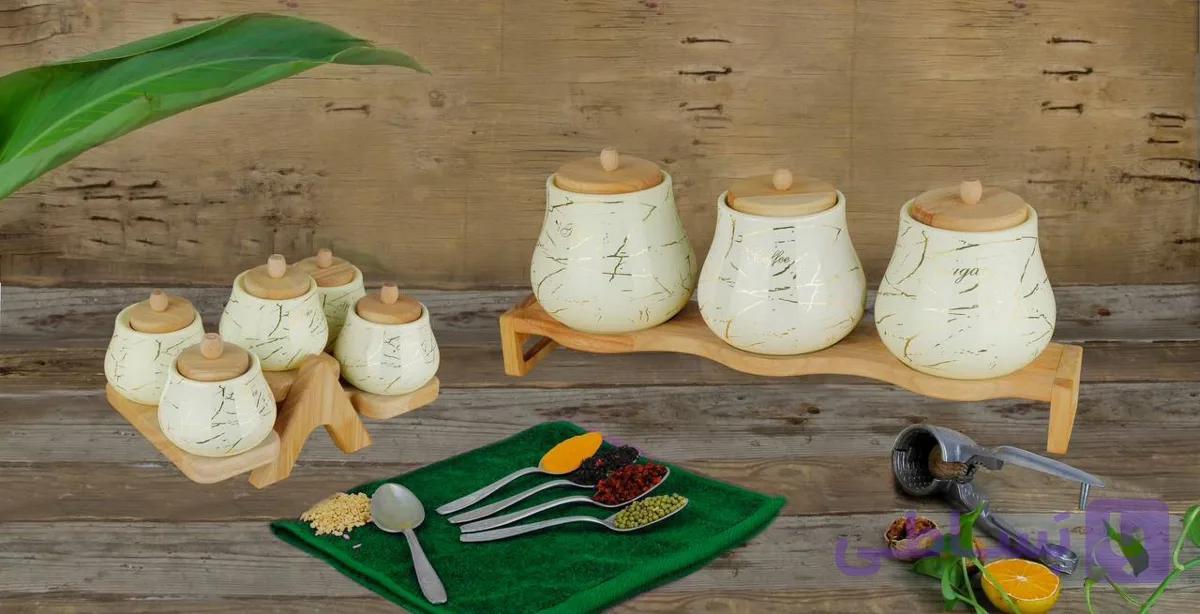 سرویس پاسماوری و ادویه(مودنا ماربل طرح طلا)