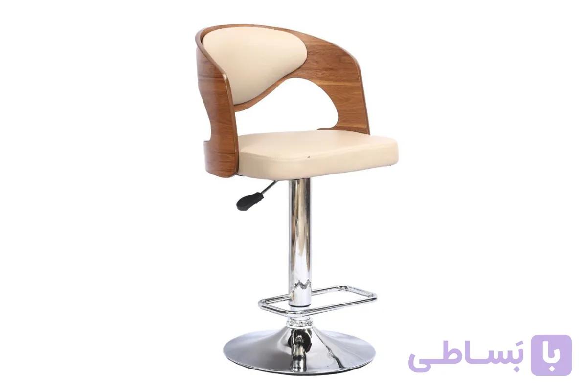 صندلی اپنی جکدار چوبی کد07
