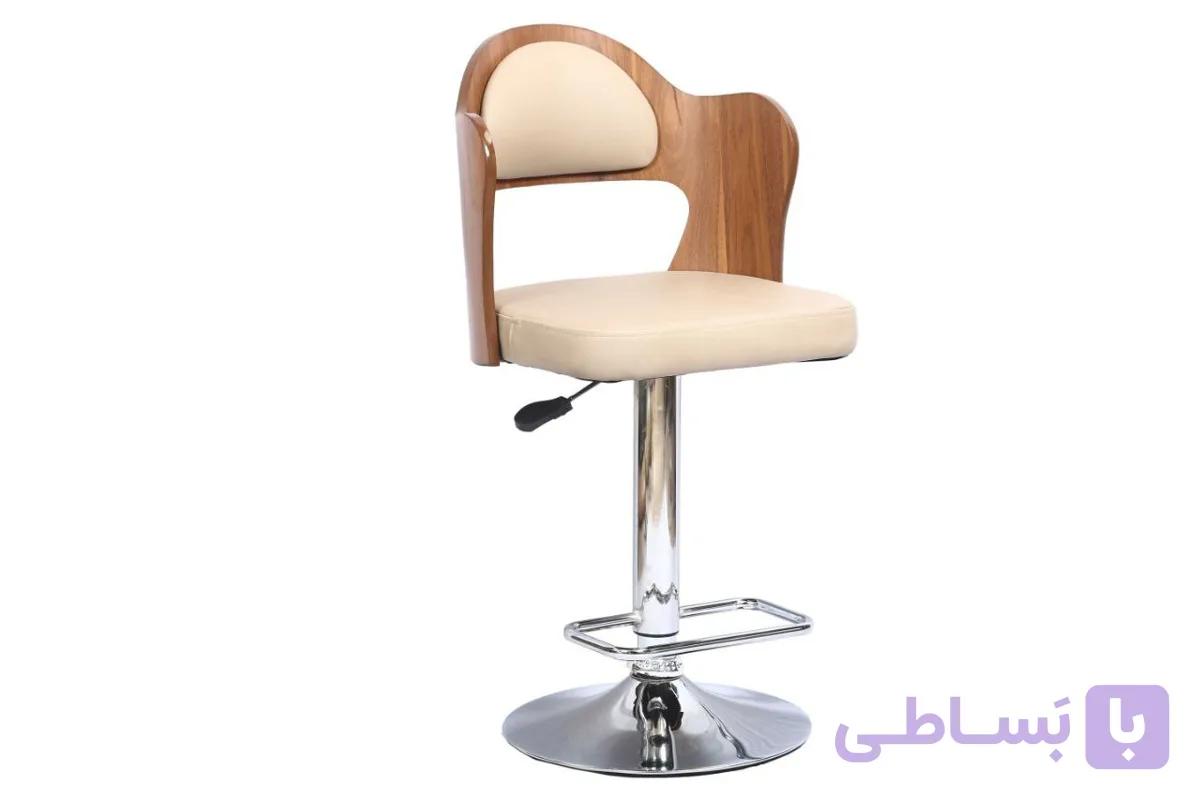 صندلی اپنی جکدار چوبی کد 03
