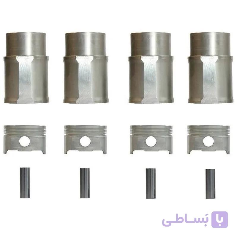 بوش و پیستون و گژنپین قائم مناسب پژو 405 موتور XU7 | بسته 4 عددی
