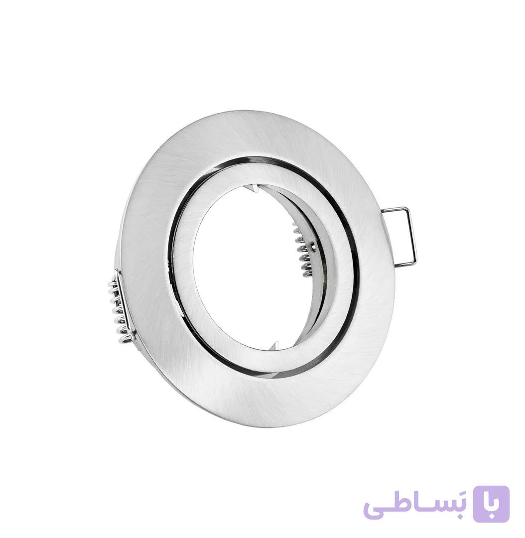 قاب چراغ سقفی توکار برای لامپ GU10 استیل برند linovum — تصویر 1