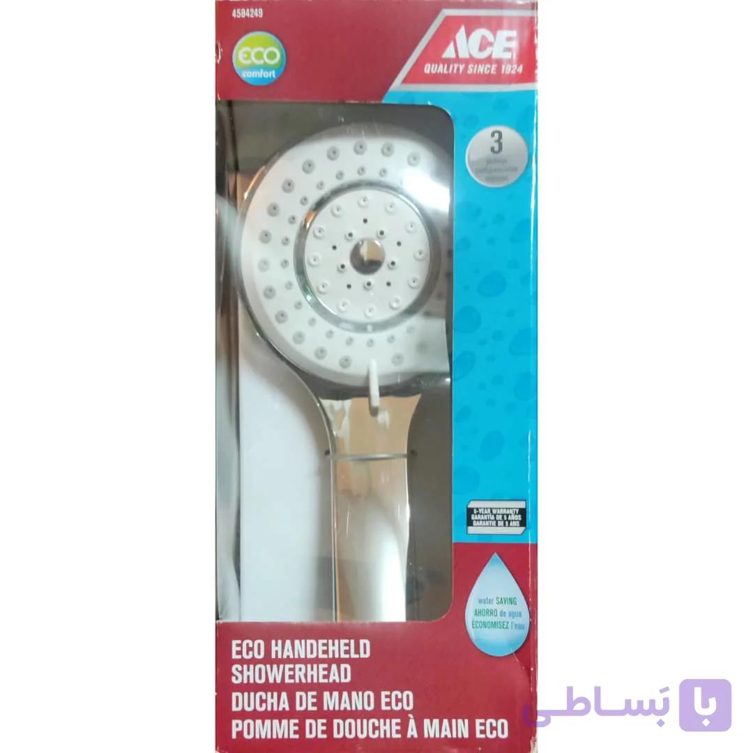 سر دوش ECCO comfort با قابلیت صرفه جویی مصرف آب 3 حالته برند ACE — تصویر 1