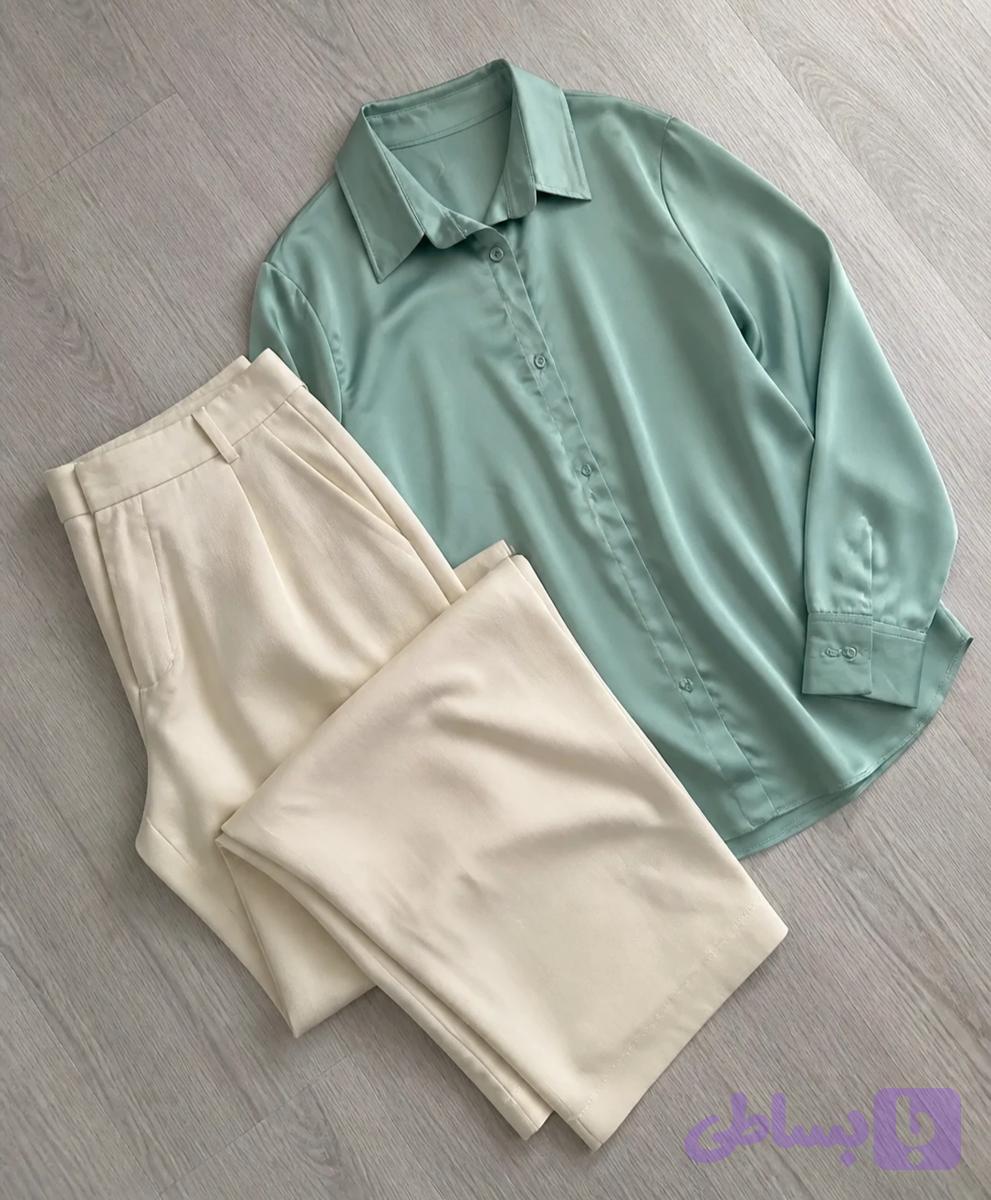 شومیز ساده زنونه ساتن Zara