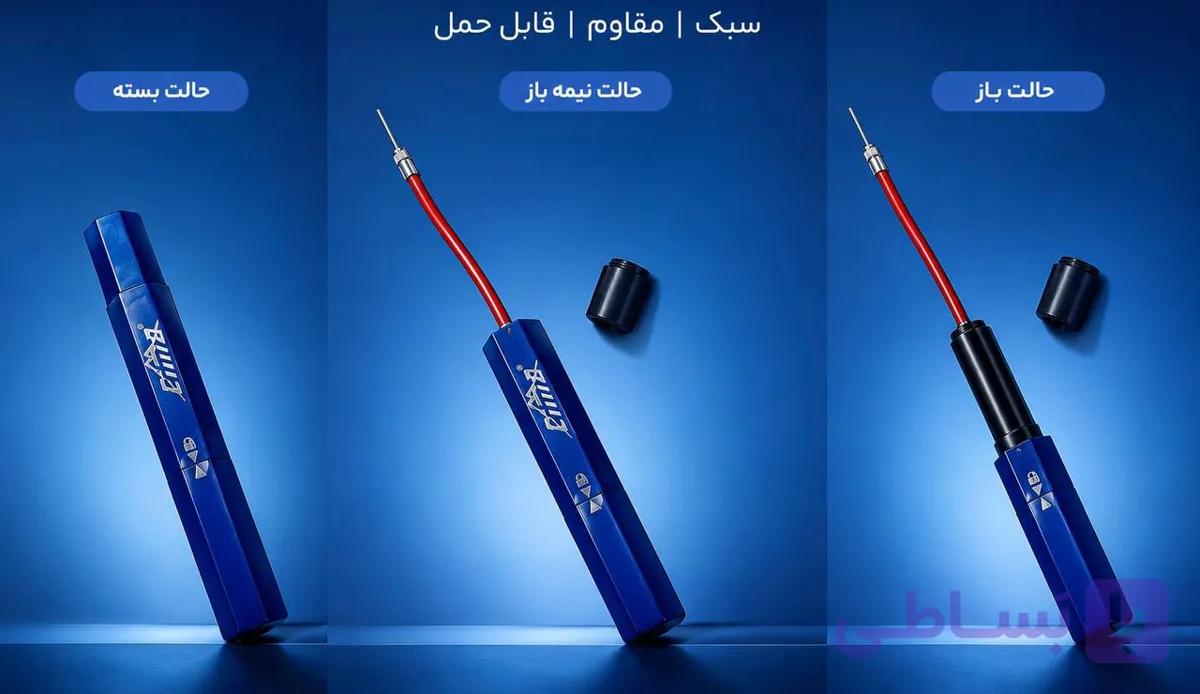 تلمبه دستی تلسکوپی — تصویر 1