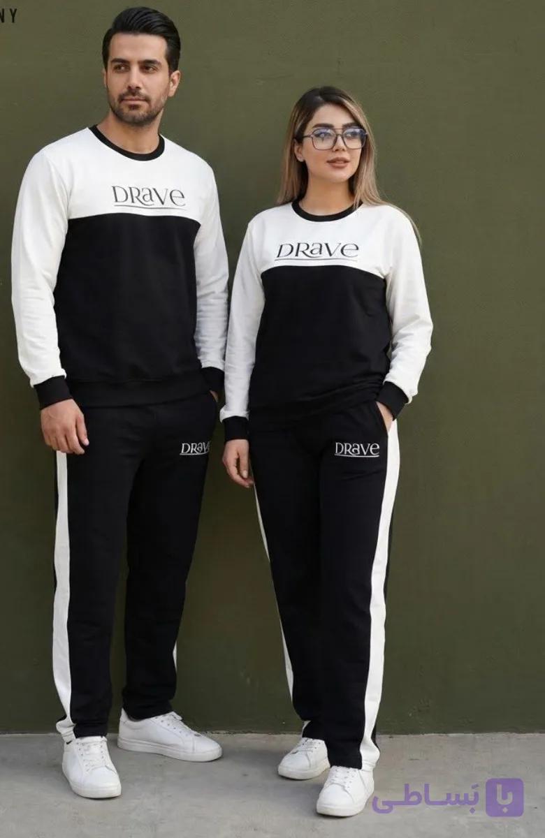 ست گلکسی سوپر پنبه اسپرت شلوار نیم بگ در۲ سایز.سایز کوچک تنخور