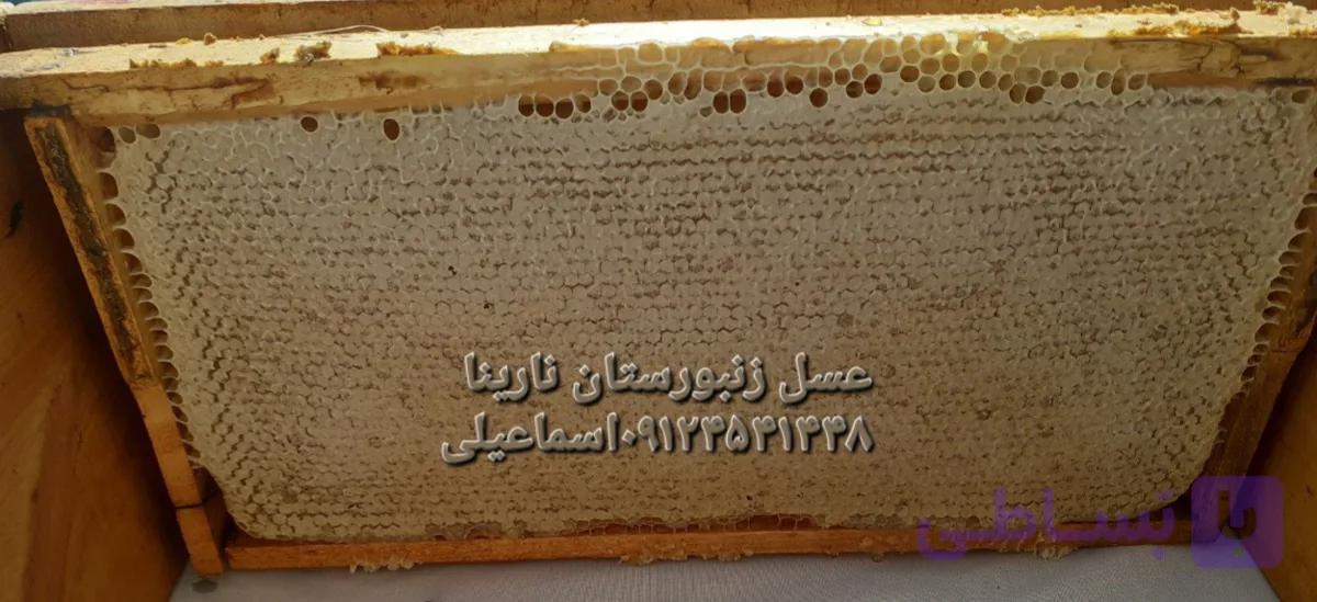 عسل با قاب و موم
