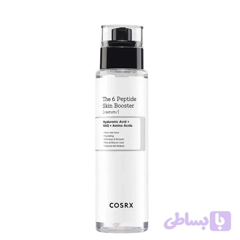 سرم بوستر 6 پپتاید کوزارکس آبرسان و ضد چروک COSRX 6X Peptide Collagen Booster Toner Serumمناسب انواع پوست حجم150میلی لیتر — تصویر 1