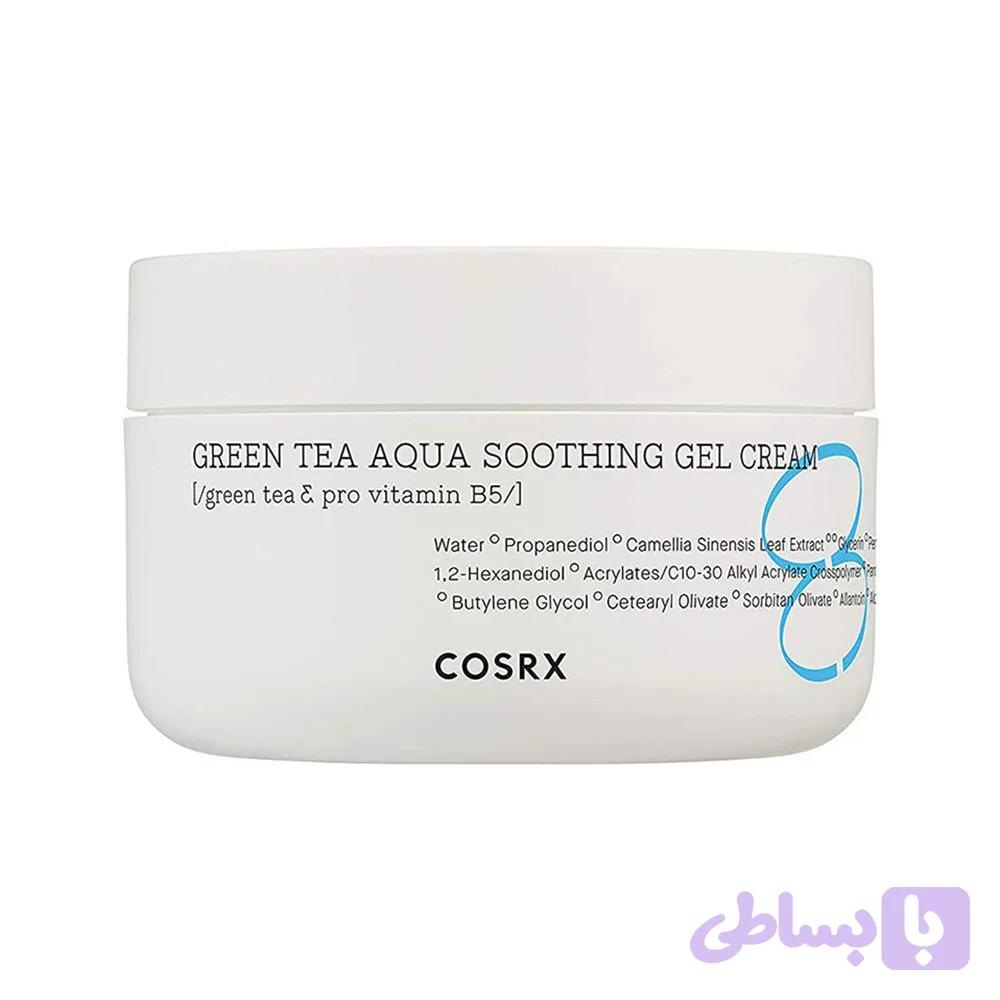 ژل کرم آبرسان و تسکین دهنده چای سبز کوزارکس COSRX Green Tea Aqua Soothing Gel Cream مناسب انواع پوست حجم 50میلی لیتر — تصویر 1