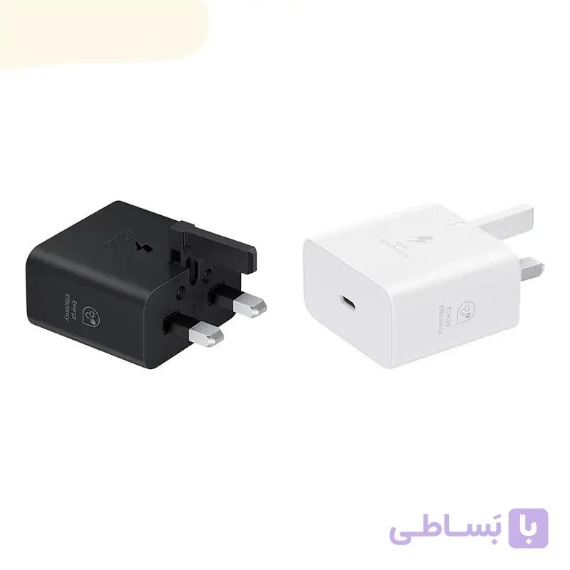 شارژر ۲۵ وات سامسونگ سه پین با گارانتی ۱۸ ماهه — تصویر 1