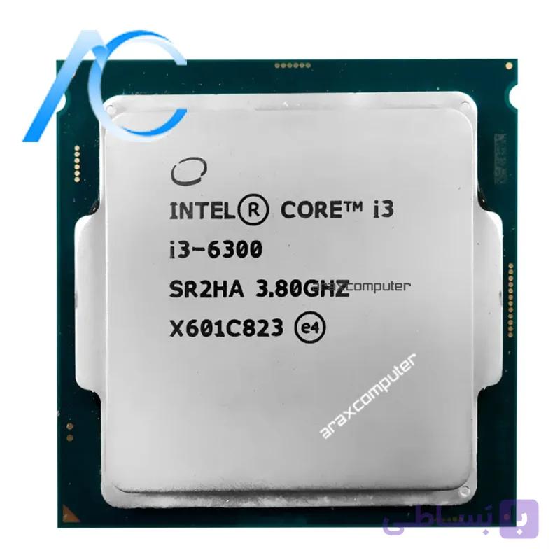 پردازنده اینتل دسته دوم سری CPU INTEL USED CORE i3-6300 KABY LAKE