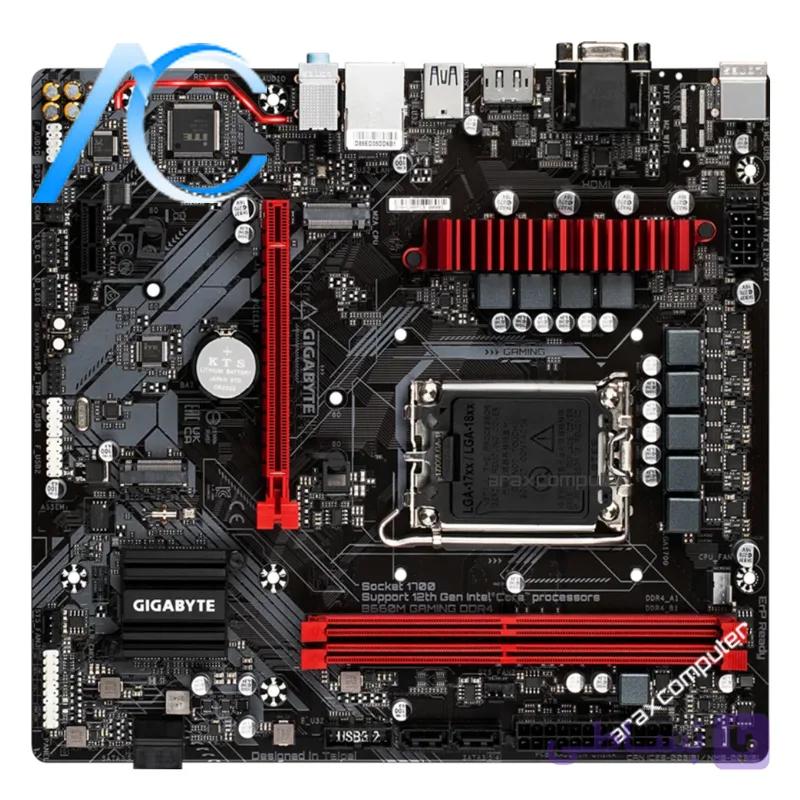 مادربرد دسته دوم گیگابایت مدل MAINBOARD USED GIGABYTE B660M GAMING DDR4 — تصویر 1