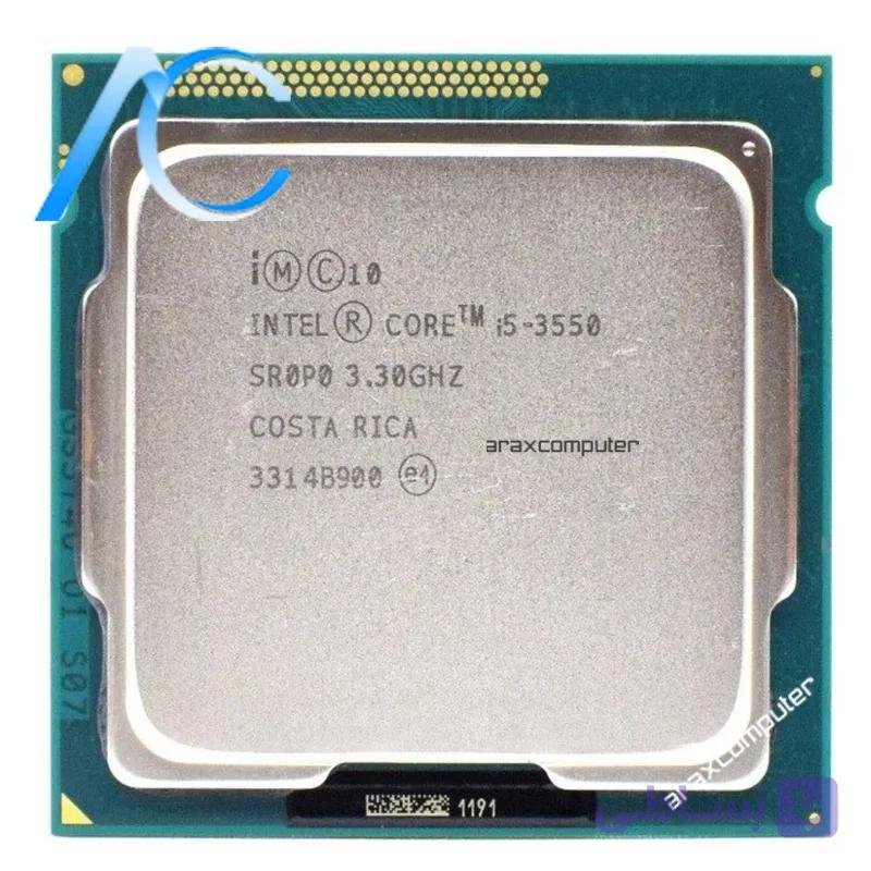 پردازنده اینتل دسته دوم سری CPU INTEL USED CORE i5-3550 IVY BRIDGE