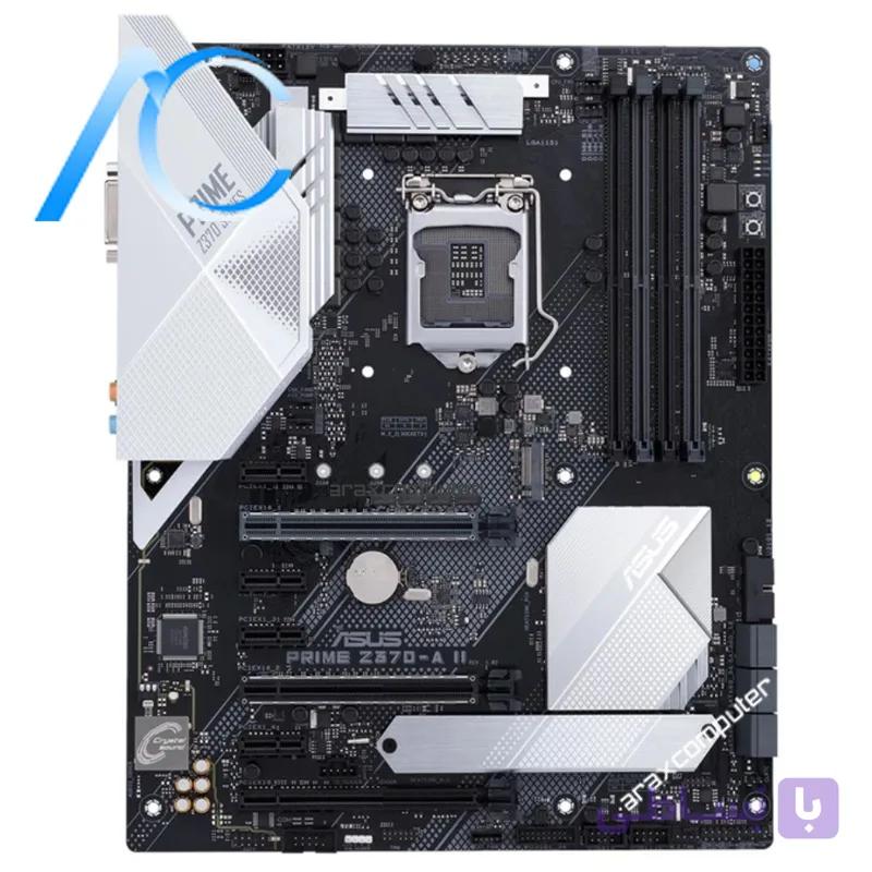 مادربرد دسته دوم ایسوس مدل MAINBOARD USED ASUS PRIME Z370-A II — تصویر 1