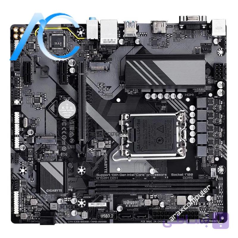 مادربرد دسته دوم گیگابایت مدل MAINBOARD USED GIGABYTE B760M D2H DDR5 — تصویر 1