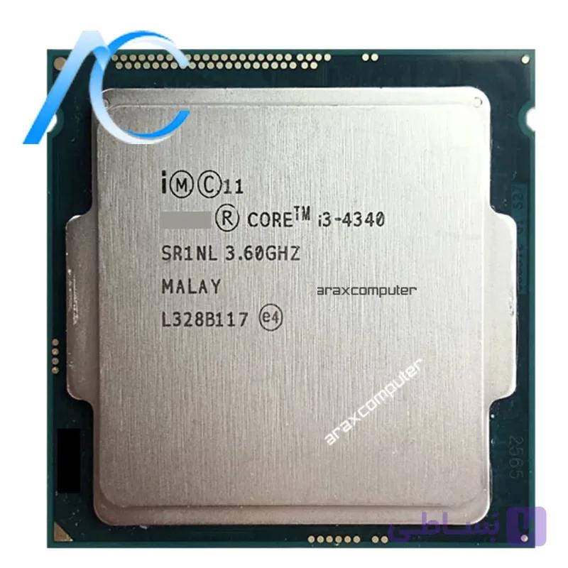 پردازنده اینتل دسته دوم سری CPU INTEL USED CORE i3-4340 HASWELL