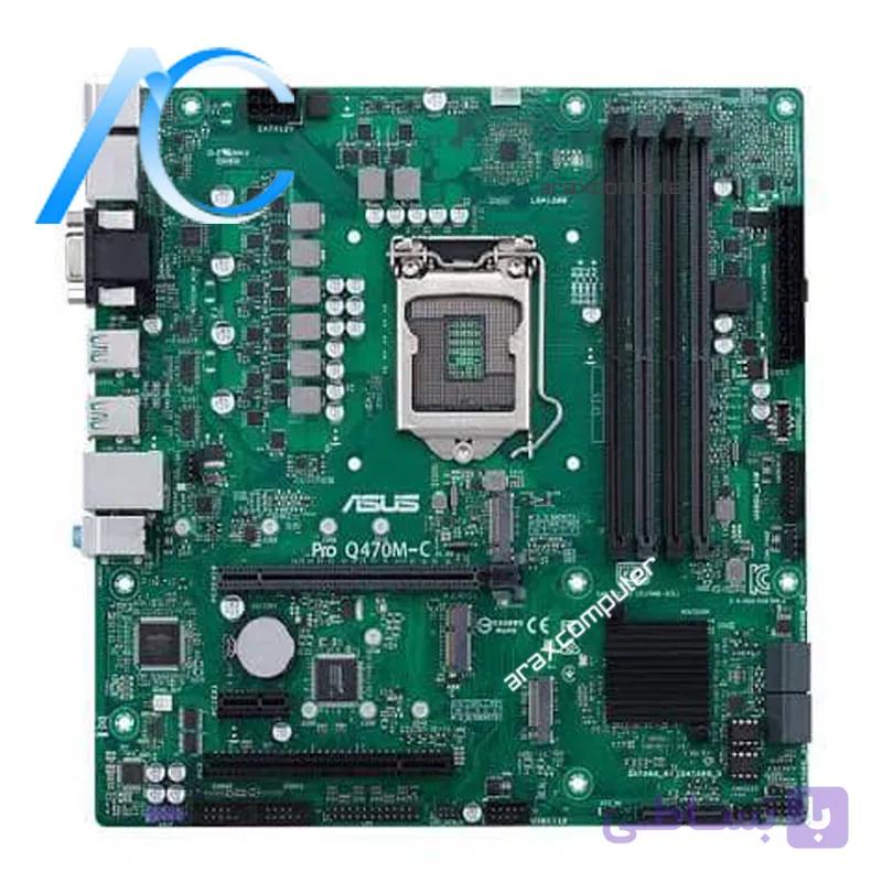 مادربرد دسته دوم ایسوس مدل MAINBOARD USED ASUS PRO Q470M-C — تصویر 1