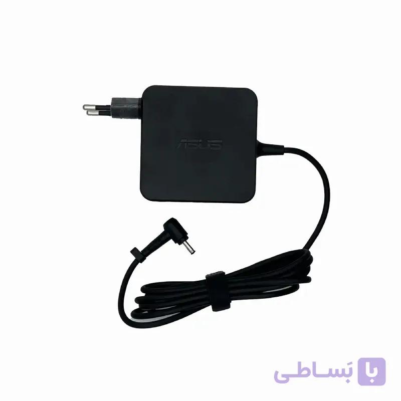 شارژر لپتاپ 19 ولت 3.42 آمپر برند ASUS (فیش ریز) (مربع) — تصویر 1