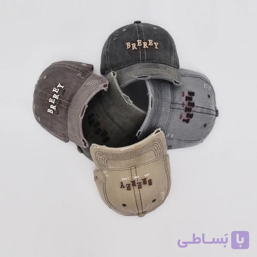 کلاه بیسبالی کتان سنگشور گلدوزی تکه دوزی اکسلنت اکسپو کد 310 — تصویر 1