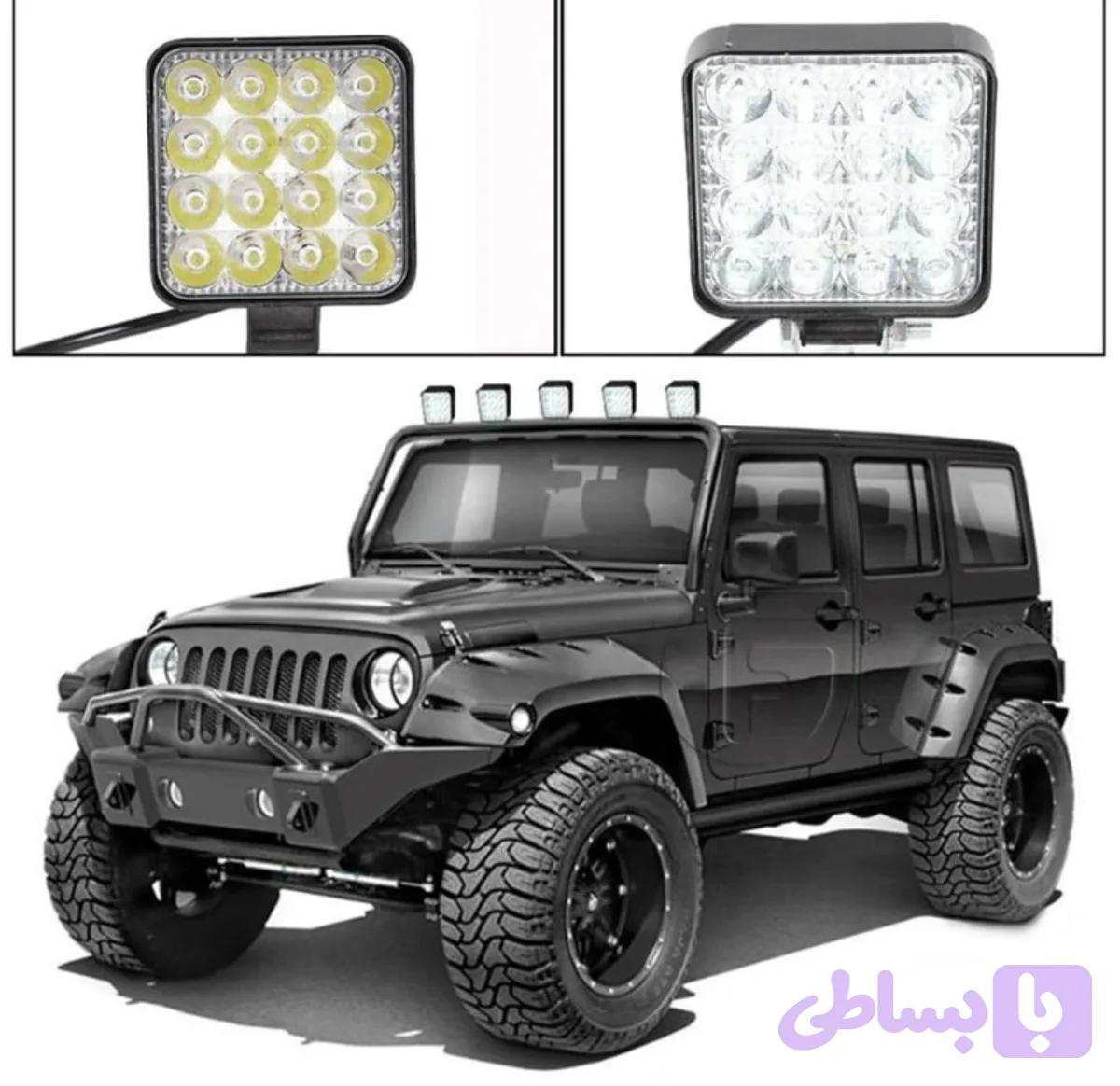 پرژکتور مربع ۱۶ LED سفید