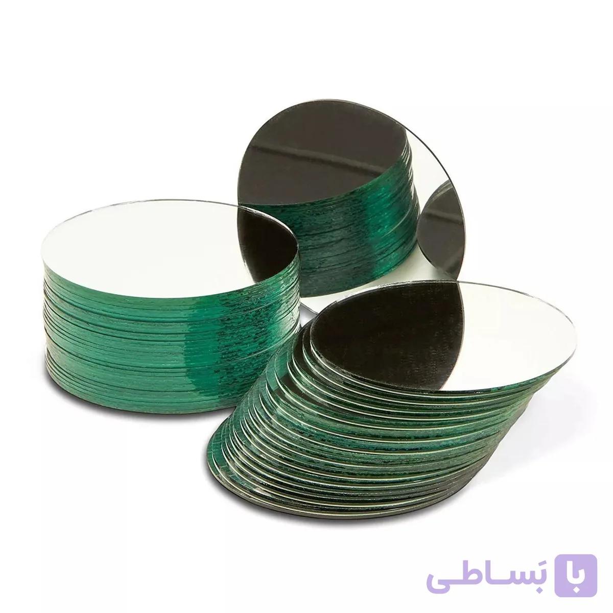 آینه گرد قطر 6.5 سانتیمتر بسته 100 عددی — تصویر 1
