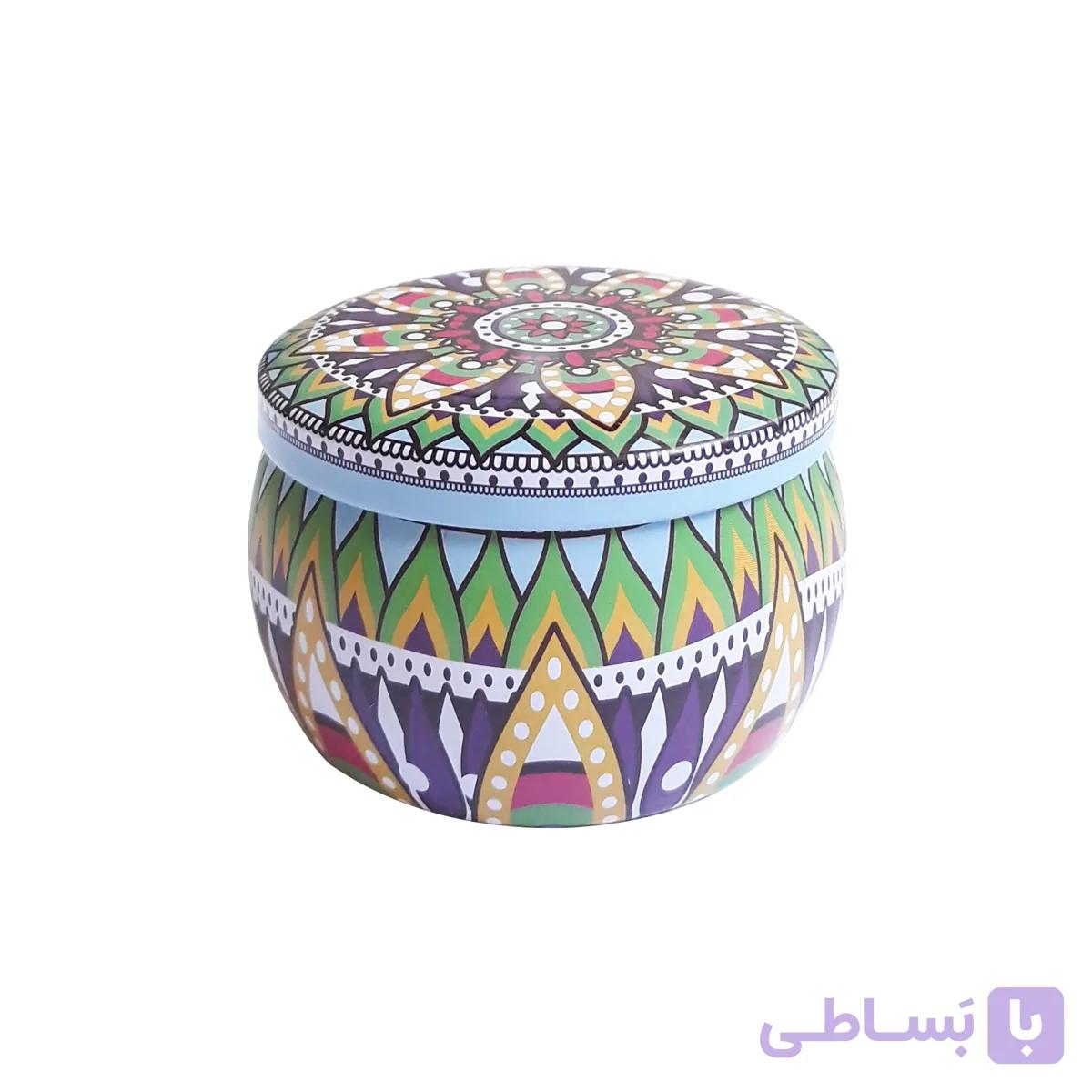 جعبه فلزی سنتی کد 02 | اکسسوری تزئینی خط هنر ✨ — تصویر 1