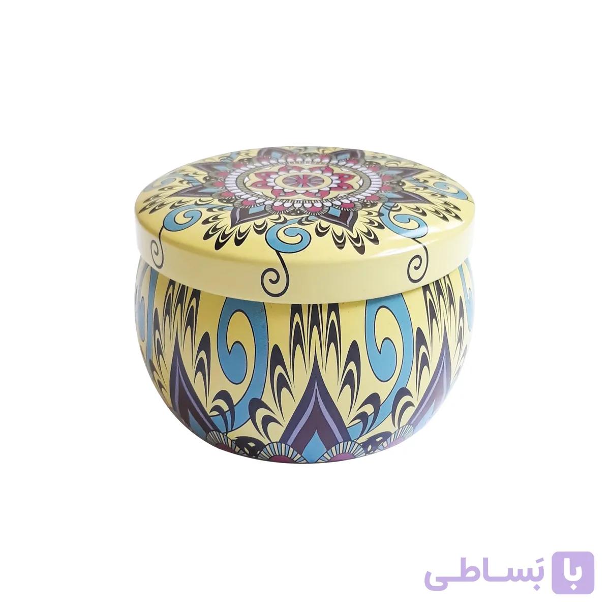 جعبه فلزی سنتی کد 05 | جعبه نظم‌دهنده هنری خط هنر — تصویر 1