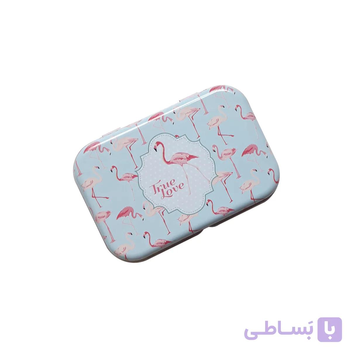 خرید قوطی فلزی آدامسی فلامینگو طرح True Live — تصویر 1