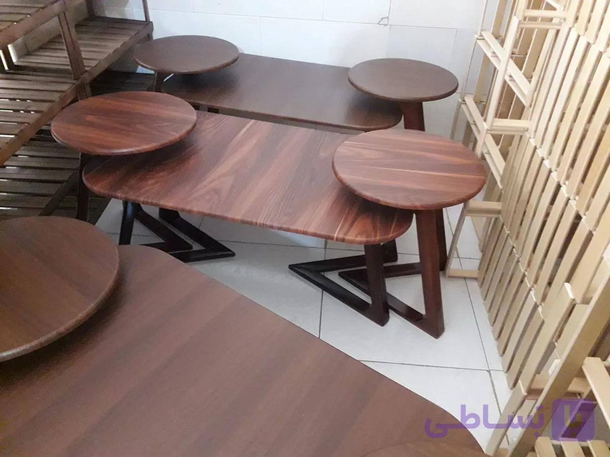 میز جلو مبلی پذیرای بزرگ و عسلی