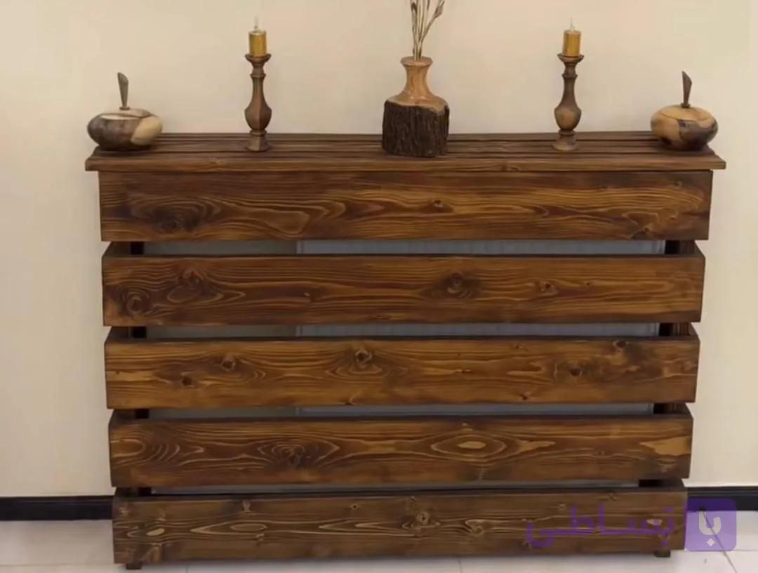 کاور شوفاژ چوبی روسین مدل کلاسیک