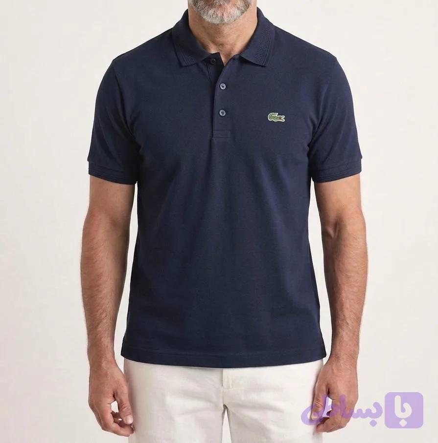 تی شرت Lacoste آستین کوتاه کد 5910 — تصویر 1
