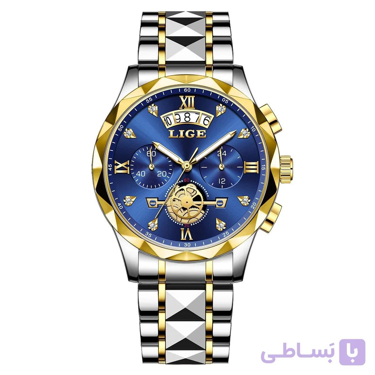 ساعت مردانه سه موتوره لیگ مدل 89193 — تصویر 1