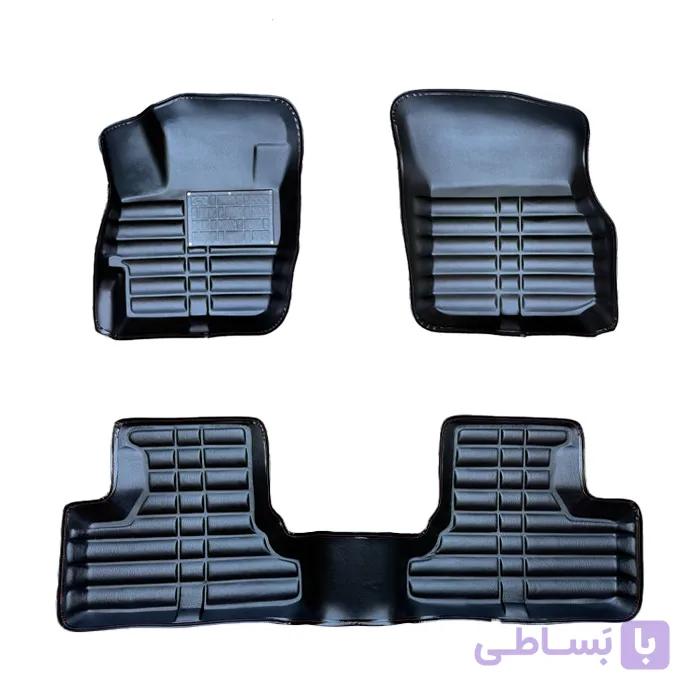 کفپوش سه بعدی چرم کلاسیک SKY مناسب مزدا دوکابین — تصویر 1