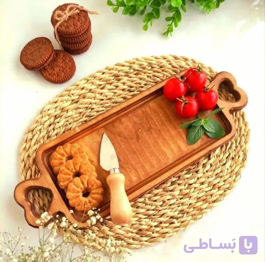 سینی رولت خوری چوبی