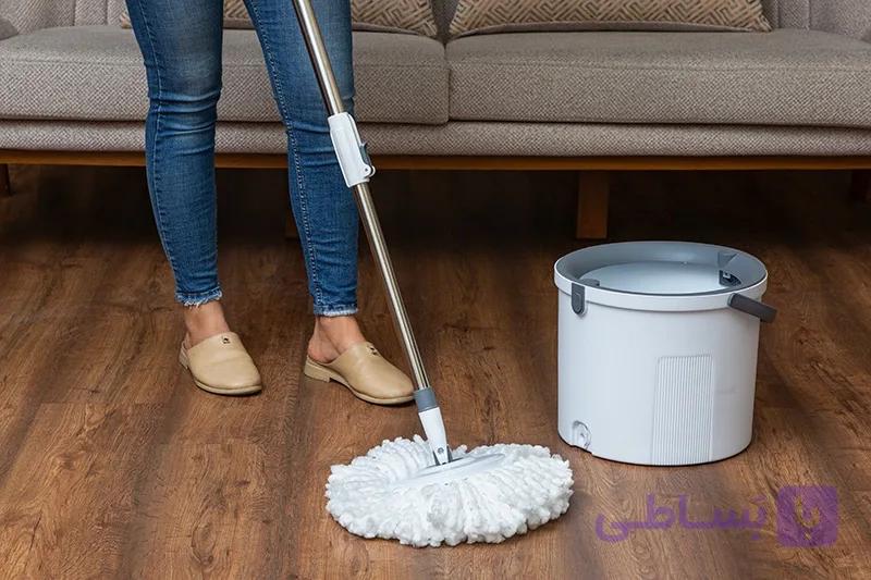 سطل و زمین شوی چرخشی دو مرحله ای دبلیو اس WS300