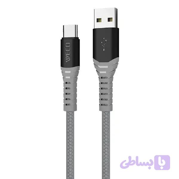 کابل تبدیل USB به USB-C ویکو مدل WeC-45 طول 1 متر