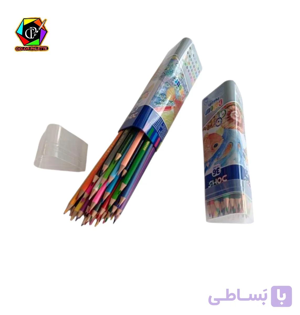 مداد رنگی ۳۶ رنگ دامس