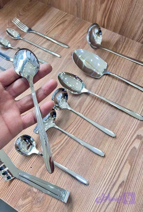 سرویس 24نفره قاشق و چنگال یونیک آلمان 144 تایی، آهن ربا نگیر