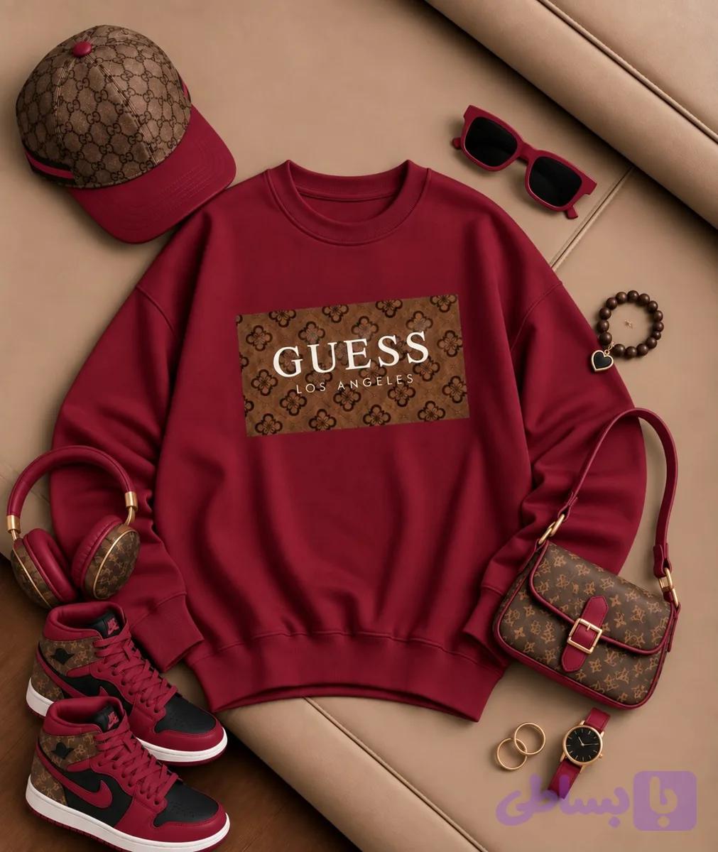 دورس تو کرکی یقه گرد مدل guess