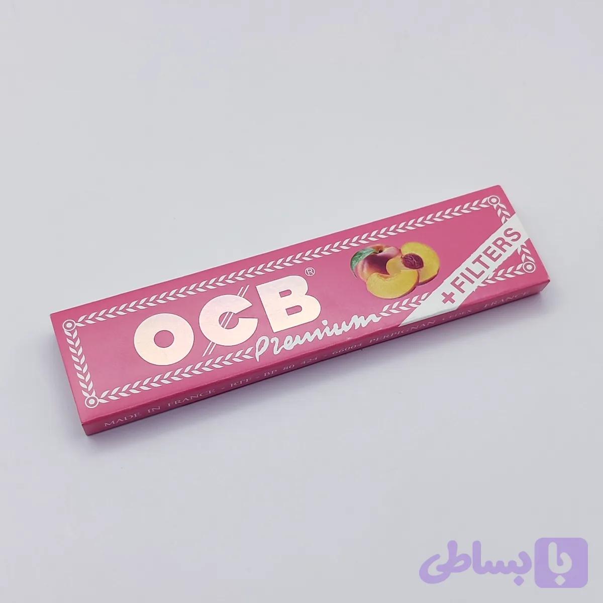 پیپر فیله دار OCB طعم دار هلو – ( کاغذ صورتی )