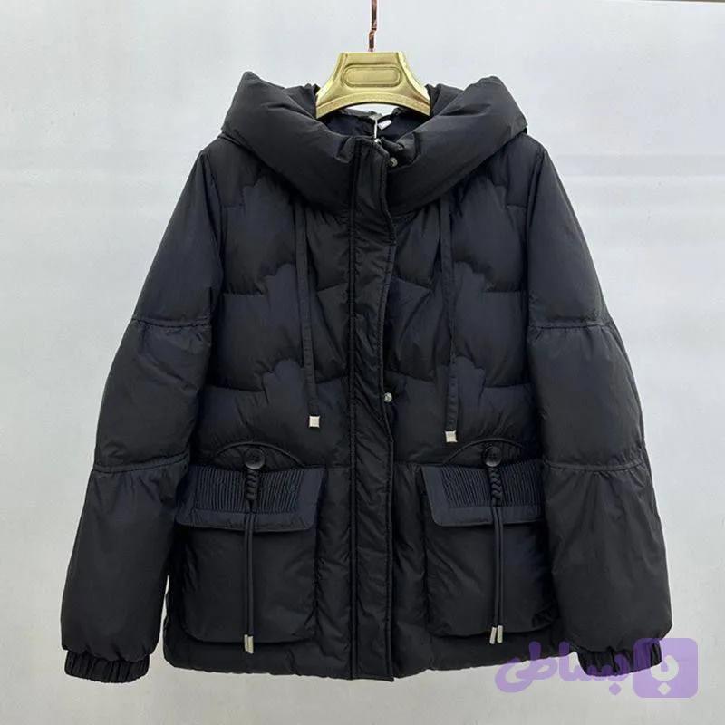 کاپشن کلاه دار دخترانه و زنانه کد 9883h1916 — تصویر 1