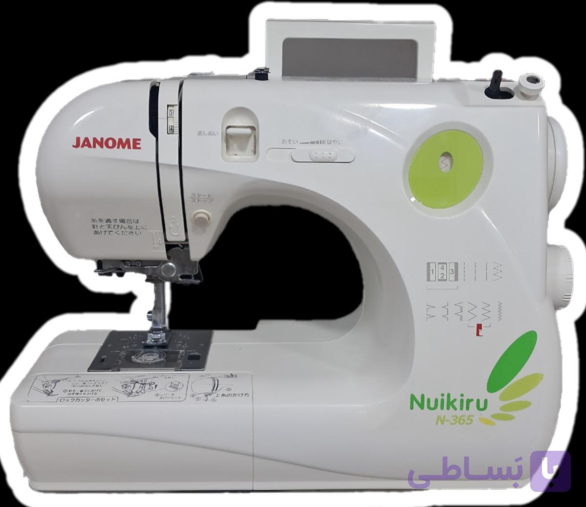 چرخ خیاطی ژانومه مدل661 طرحN-571 استوک