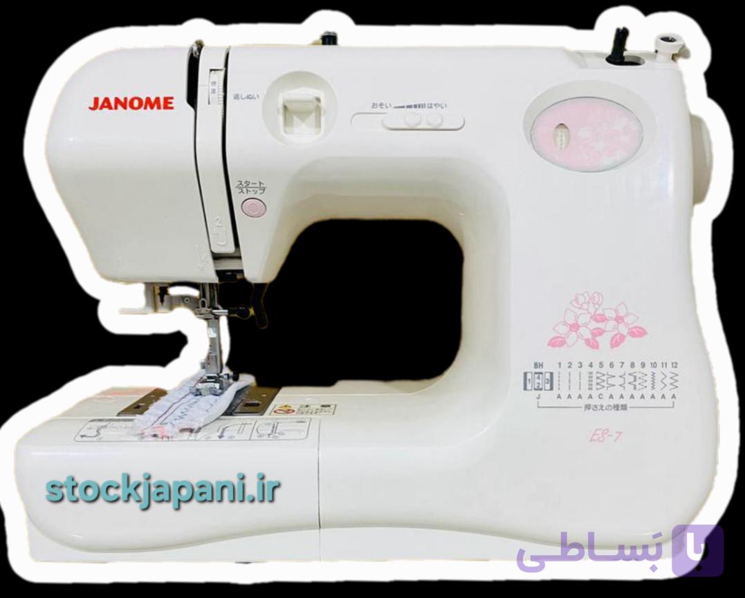 چرخ خیاطی ژانومه مدل661 طرحES-7 استوک