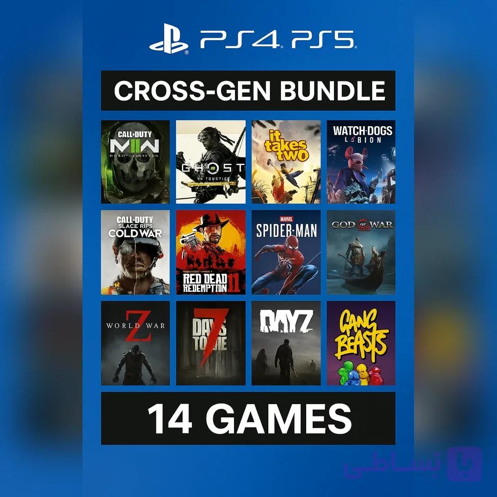 پک بازی‌های PS5 و PS4 اکانتی شامل Call of Duty, Spider-Man, God of War و 10 بازی دیگر