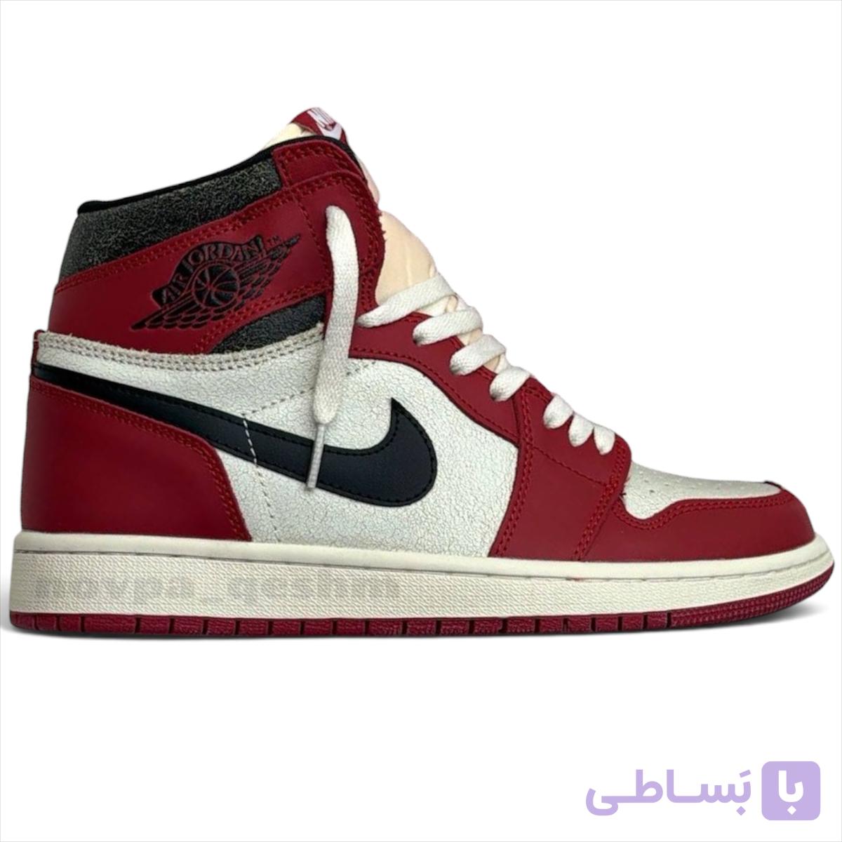 کفش کتونی نایک ایر جردن 1 ساقدار شیکاگو لاست اند فاند Nike Air Jordan 1 Chicago Lost and Found — تصویر 1